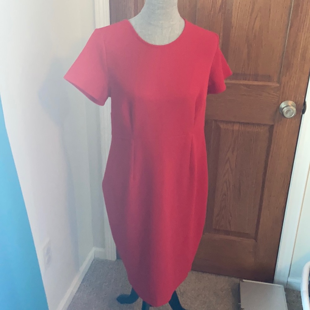 Large motherhood maternity red dress, nwot